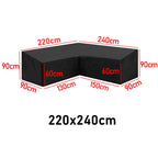 Capa Impermeável para Sofá em L Sofá de Canto