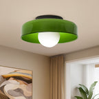 Luminária Plafon de Vidro Moderno Nórdica