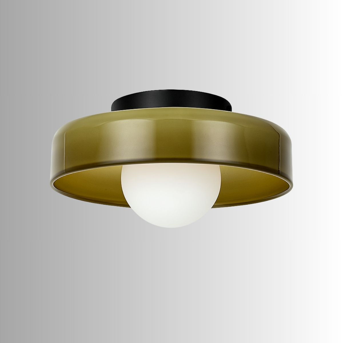 Luminária Plafon de Vidro Moderno Nórdica