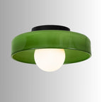 Luminária Plafon de Vidro Moderno Nórdica