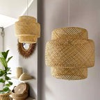 Luminária Pendente Bambu