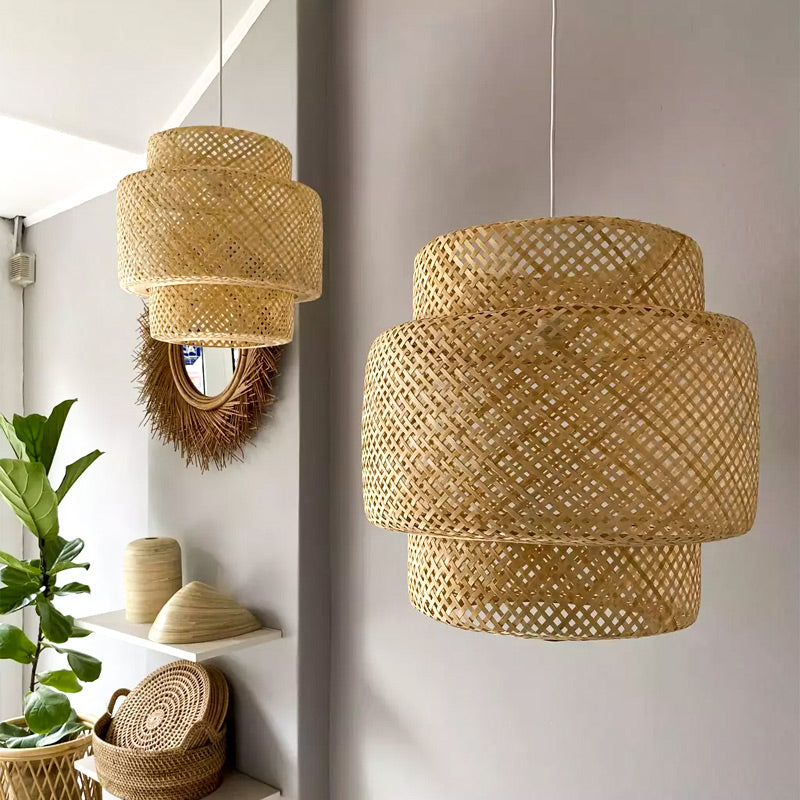 Luminária Pendente Bambu