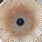 Luminária de Teto de Bambu