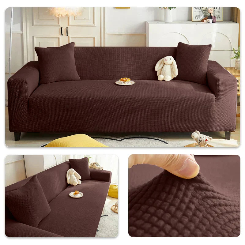 Capa Sofá Retrátil Semi Impermeável - Tecido Jacquard