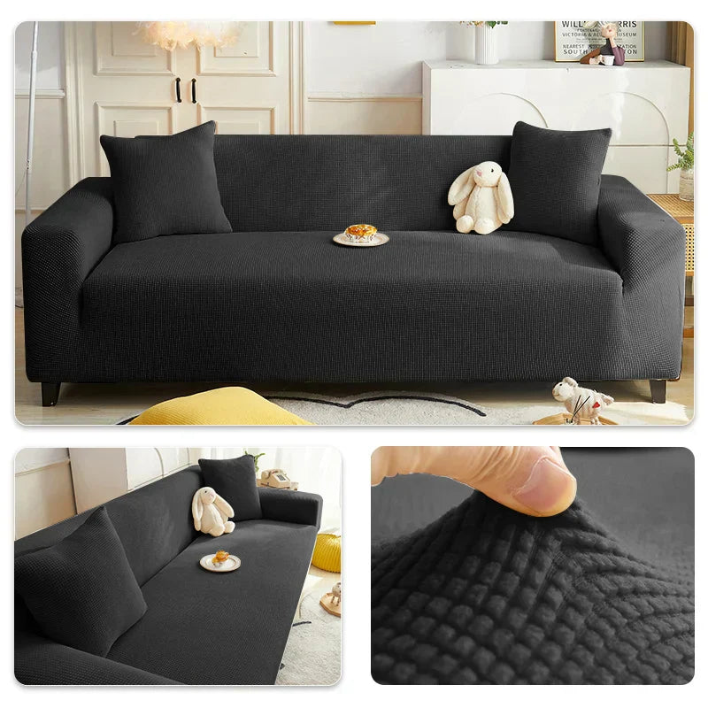 Capa Sofá Retrátil Semi Impermeável - Tecido Jacquard