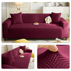 Capa Sofá Retrátil Semi Impermeável - Tecido Jacquard