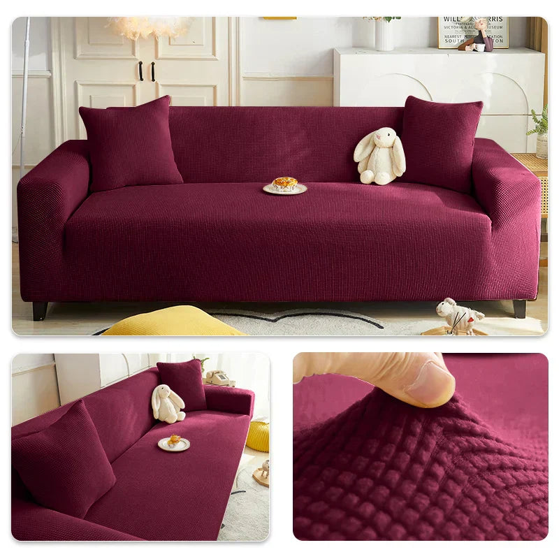 Capa Sofá Retrátil Semi Impermeável - Tecido Jacquard