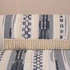 Capa de Sofá em Algodão e Linho com Design 3d Estilo Boho